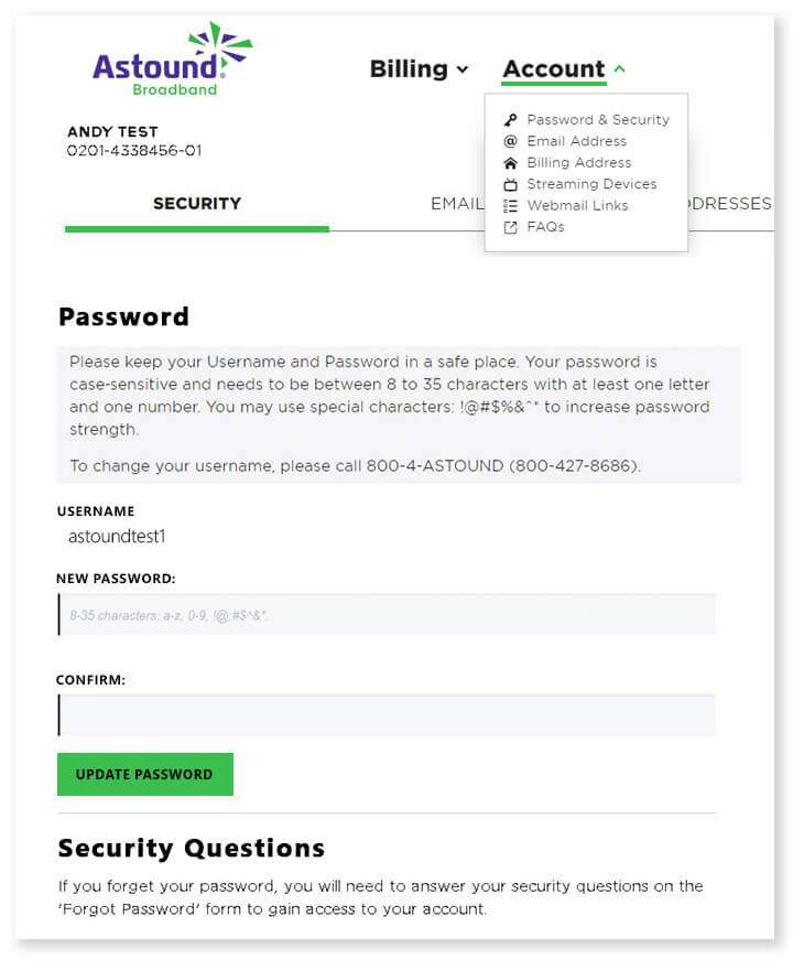 Step 6b: Verify and complete account information details